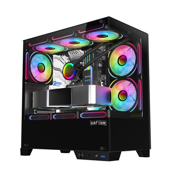 Gabinete Raptor Thunder Strike Black